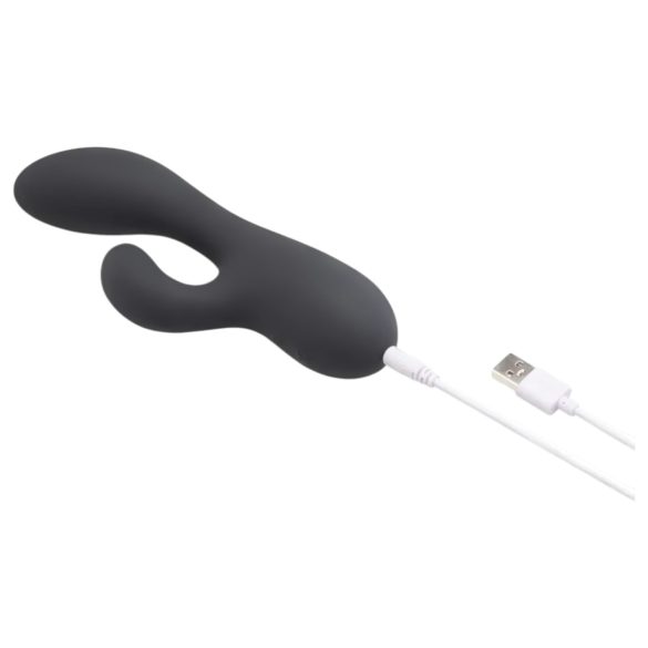 le Wand Soft Rabbit - 2-motors klitorisvibrator med arm (svart)
