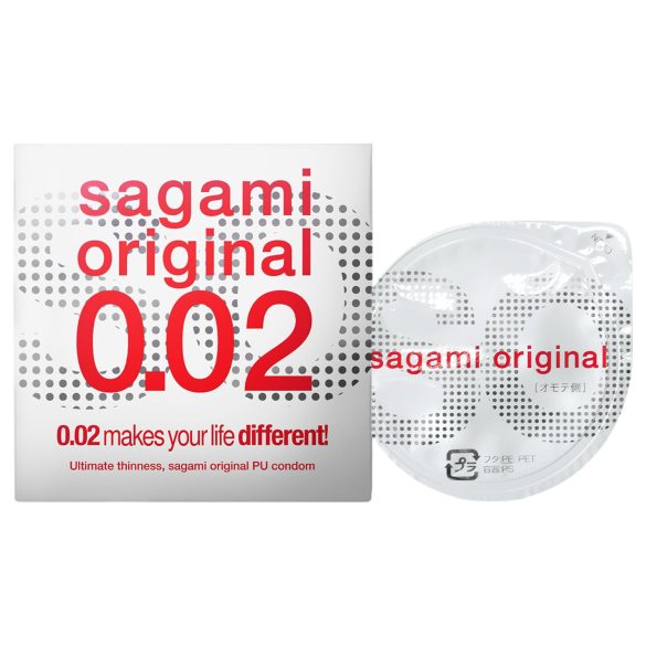 Sagami Original 0,02 - kondom - 55mm (1 stk)