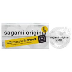 Sagami Original 0.02 L - kondomer - 58mm (6stk)