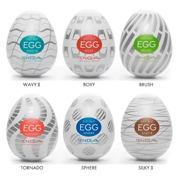 TENGA Egg Ny Standard - Masturberende Egg (6 stk)