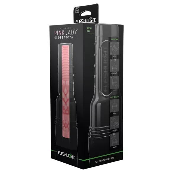 Fleshlight Pink Lady Destroya - naturtro nytelse i naturfarge