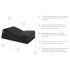 Liberator Wedge/Ramp - 2-delers sexpute (svart)
