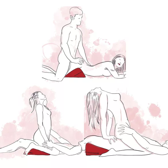 Liberator Wedge - kileformet sexpute (svart)