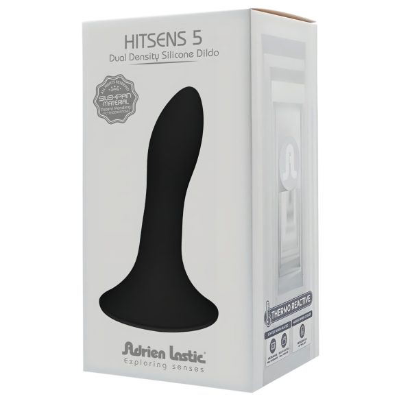 Adrien Lastic Hitsens 5 - Thermo Aktiv Analdildo (svart)