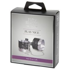 Fifty Shades of Grey - Satenghåndjern (sølv)