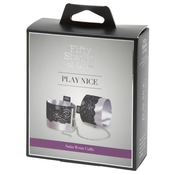 Fifty Shades of Grey - Satenghåndjern (sølv)