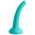 Dillio Curious Five - silikon dildo (15cm) - turkis