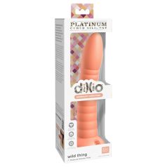 Dillio Wild Thing - rilldet dildo (19 cm) - oransje