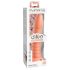 Dillio Wild Thing - rilldet dildo (19 cm) - oransje