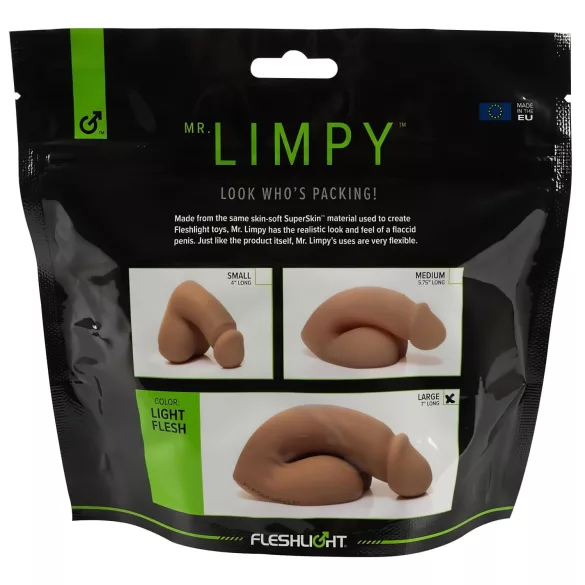 Fleshlight - Mr. Limpy - stor naturtro dildo (hudfarget)