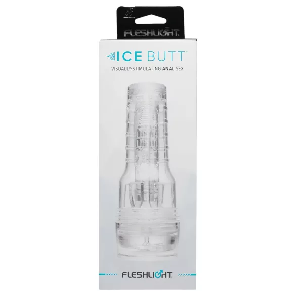 Fleshlight Ice Butt - kunstig rumpe-masturbator (gjennomsiktig)