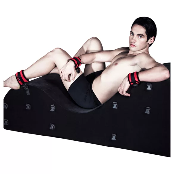 Liberator Black Label Esse - justerbar 3‑delt tantra‑stol (svart)