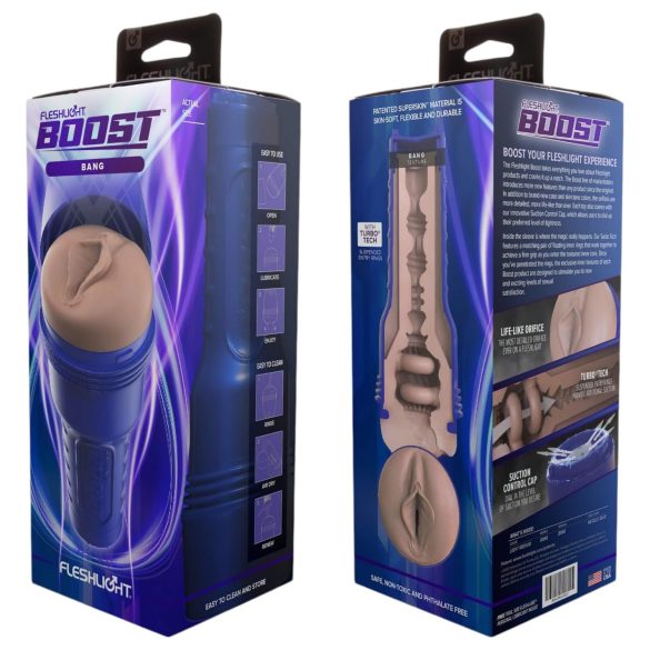 Fleshlight Boost Bang - Naturtro onaniopplevelse