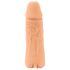 Nature Skin penishette & vaginamansjett - 18 cm (natur)