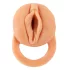 Nature Skin penishette & vaginamansjett - 18 cm (natur)