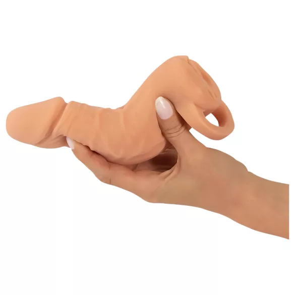 Nature Skin penishette & vaginamansjett - 18 cm (natur)