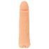 Naturhud - 2-i-1 vagina og penistrekker - 23cm (natur)