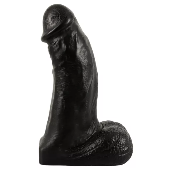 Realistixxx Real Giant - realistisk dildo med testikler - 22 cm (svart)