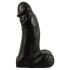Realistixxx Real Giant - realistisk dildo med testikler - 22 cm (svart)
