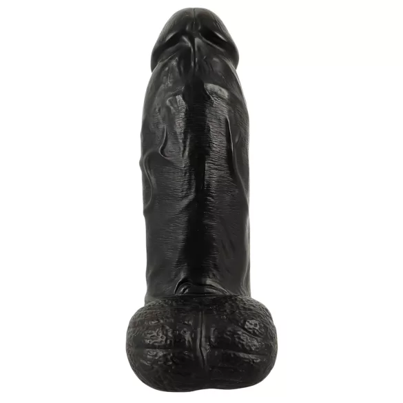 Realistixxx Real Giant - realistisk dildo med testikler - 22 cm (svart)