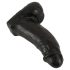 Realistixxx Real Giant - realistisk dildo med testikler - 22 cm (svart)
