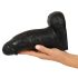 Realistixxx Real Giant - realistisk dildo med testikler - 22 cm (svart)