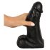 Realistixxx Real Giant - realistisk dildo med testikler - 22 cm (svart)