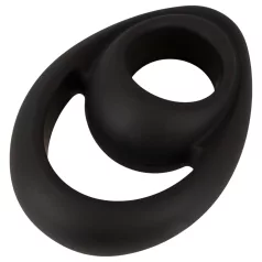 Erecto - kraftig penis- og testikkelring (svart)
