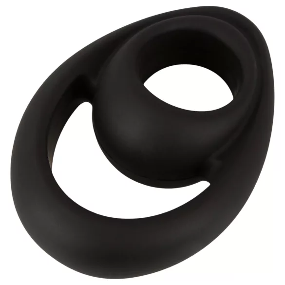 Erecto - kraftig penis- og testikkelring (svart)