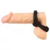 Erecto - kraftig penis- og testikkelring (svart)