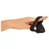 Erecto - penisring med ballstretcher (svart)