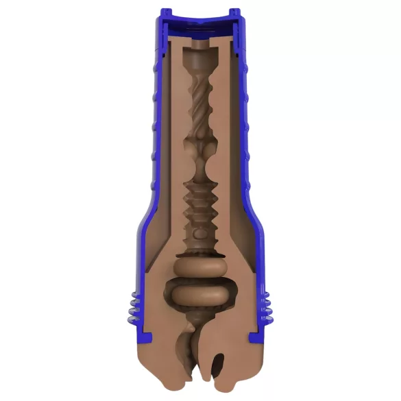 Fleshlight Boost Blow - naturtro munn masturbator (brun)