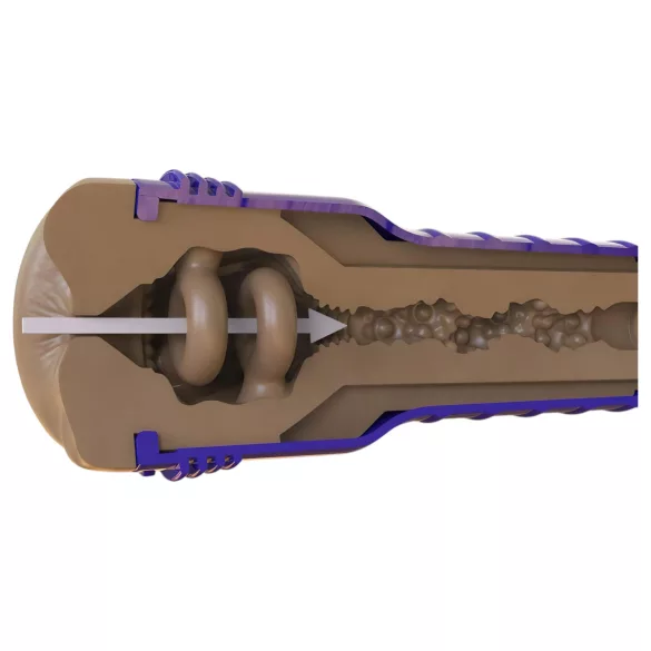 Fleshlight Boost Blast - Realistisk brun rumpe masturbator