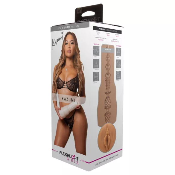 Fleshlight Kazumi Kumzumi - naturtro vagina (natur)