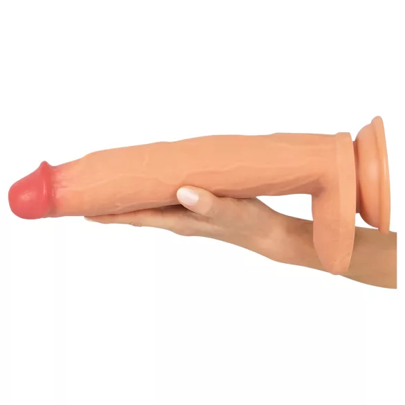 Realistixxx Real Giant - ekstra stor, testikkel dildo (naturlig)