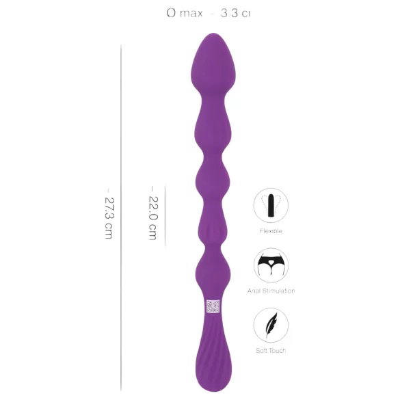 You2Toys - Kuleformet, fleksibel analdildo - (lilla)
