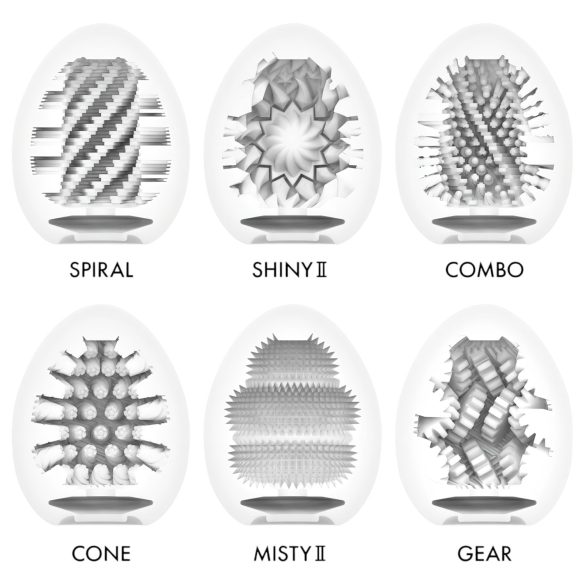 TENGA - Sterkere eggmasturbatorsett - 6 stk