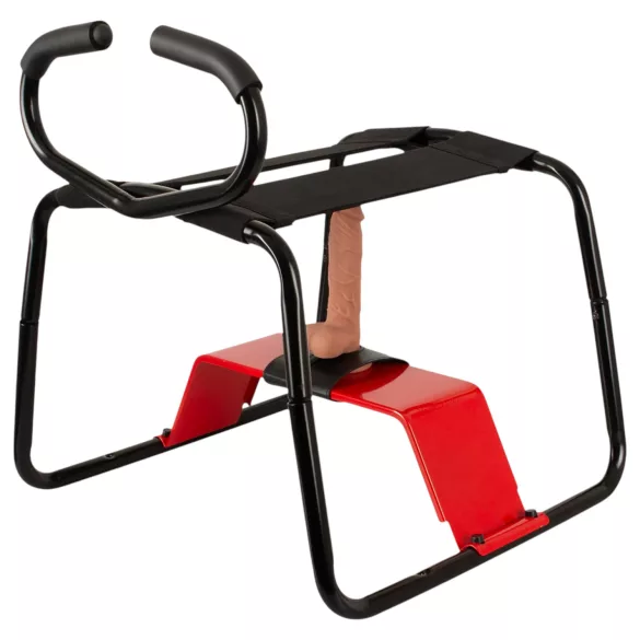 THE BANGER - Ultimate Sex Stool sexstol med realistisk dildo (svart)