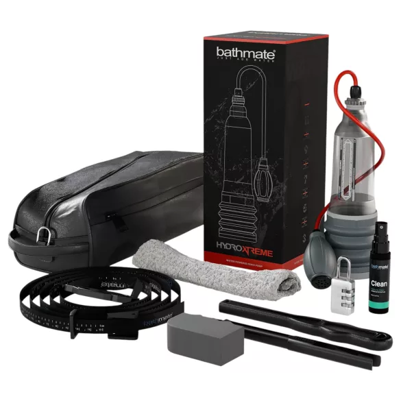 Bathmate HydroXtreme8 - hydraulisk penispumpe (gjennomsiktig)
