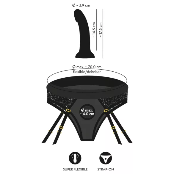 You2Toys – Strap-on med truse (svart)