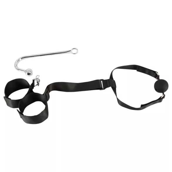 Bad Kitty - bondage-sett (svart)