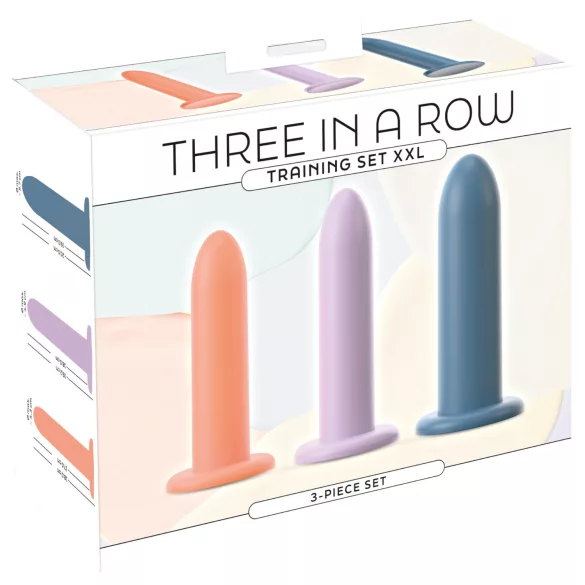 You2Toys - Three in a Row - treningssett med dildoer - 3 stk (fargede)