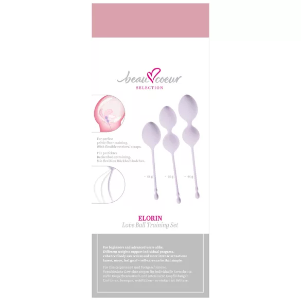 Beau Coeur Elorin - Geisha-treningssett - 3 deler (lilla)
