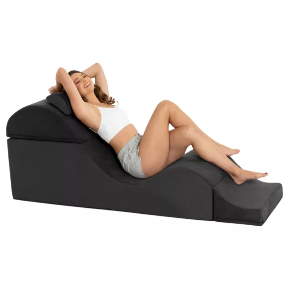 Liberator Aria Flip Chaise - justerbar sexmøbel (svart)