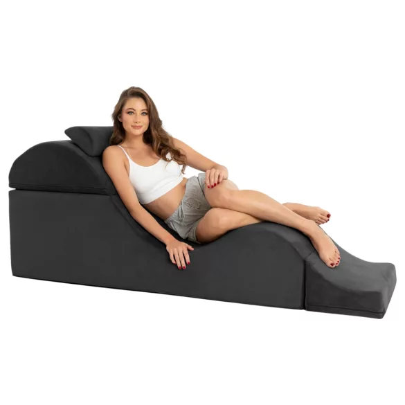 Liberator Aria Flip Chaise - justerbar sexmøbel (svart)