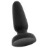 Black Velvets - silikon analplugg med sugekopp (svart) - S