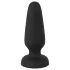 Black Velvets - silikon analplugg med sugekopp (svart) - S