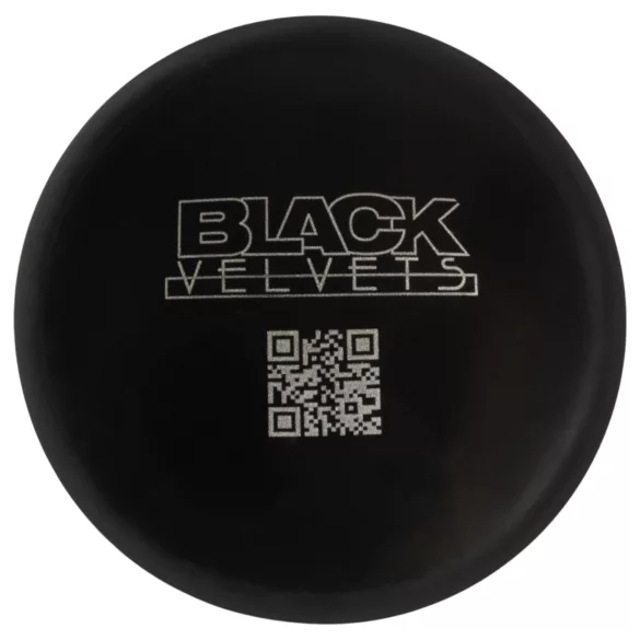 Black Velvets - silikon analplugg med sugekopp (svart) - M
