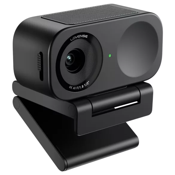 Lovense Webcam 2 - AI‑webkamera for streaming (svart)