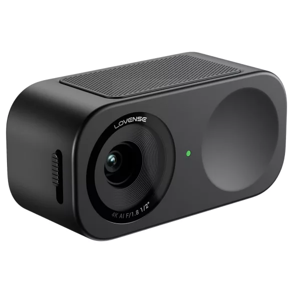 Lovense Webcam 2 - AI‑webkamera for streaming (svart)